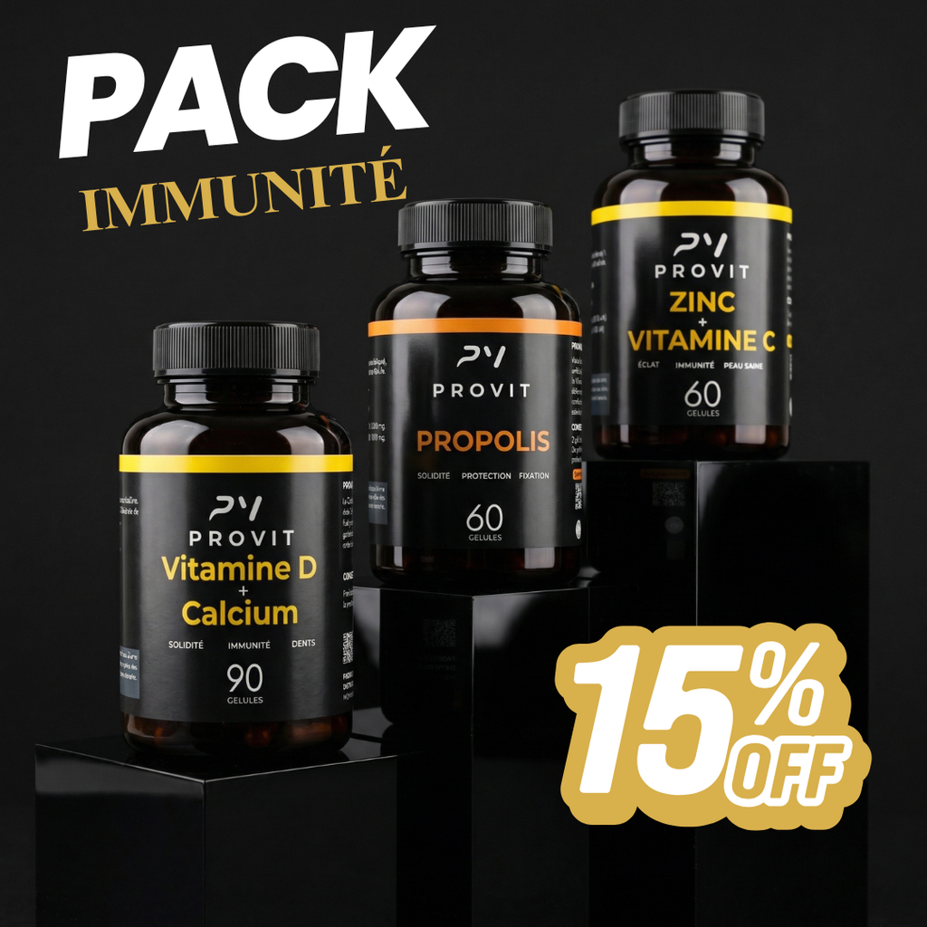 Pack Immunité Totale — Zinc+C, Propolis & D3-K2 | Provit