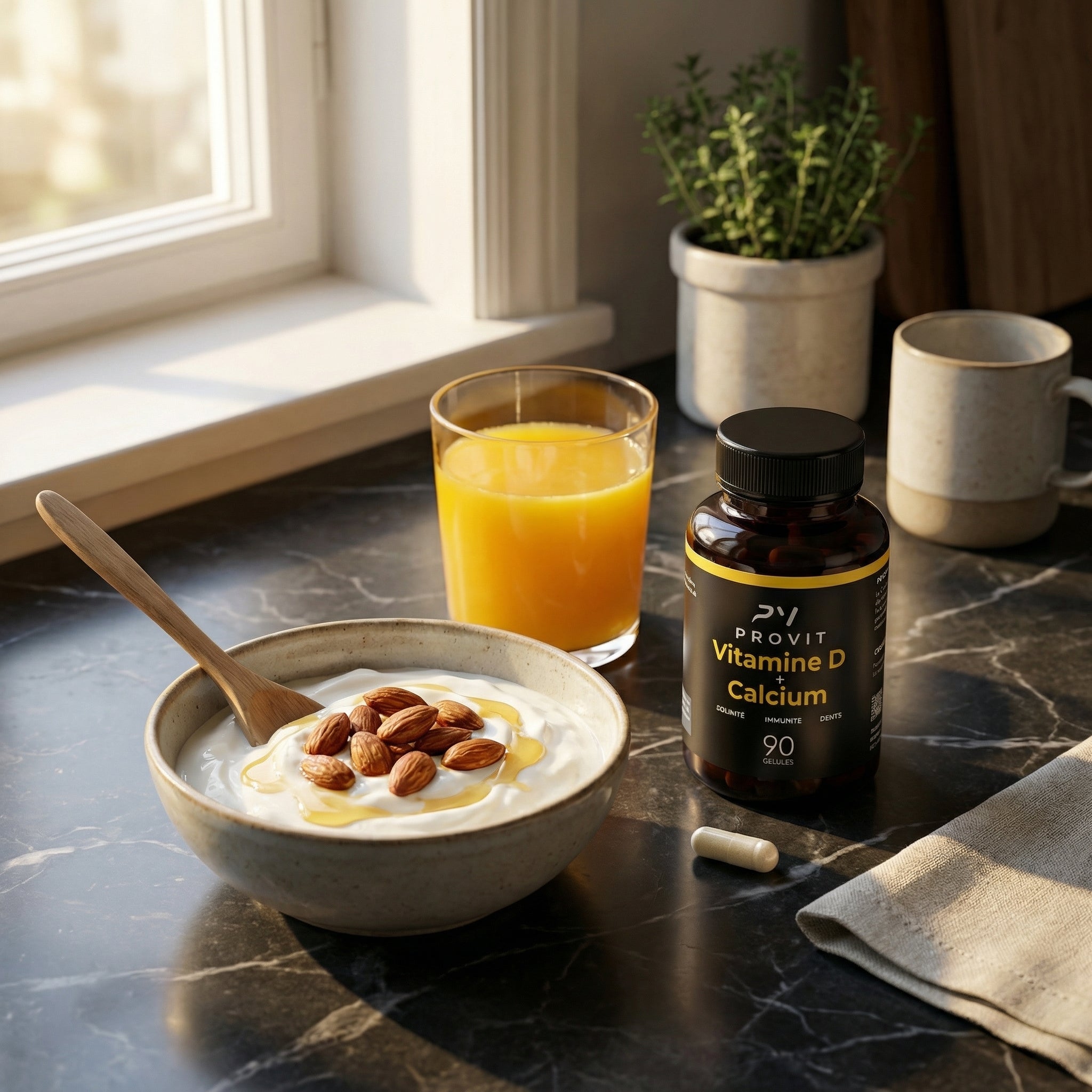VITAMINE D3-K2 + CALCIUM